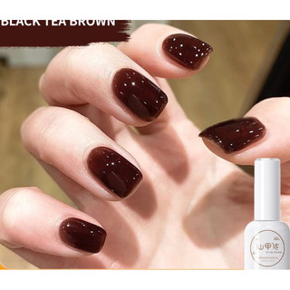Sơn gel Thạch Nâu Đen Đậm XEIYAJI sơn Nhật chai 15ml chất sơn đậm đặc độ bền cao