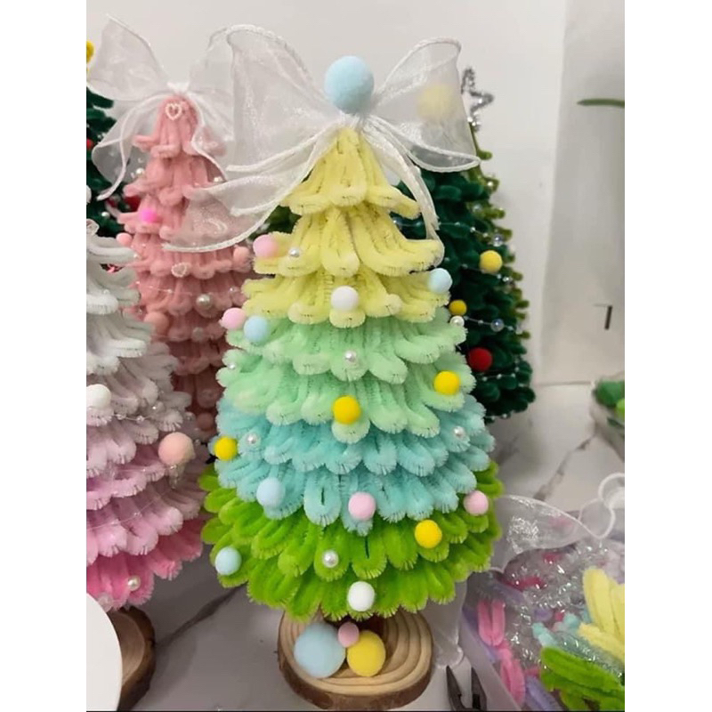 CÂY THÔNG NOEL BẰNG KẼM NHUNG