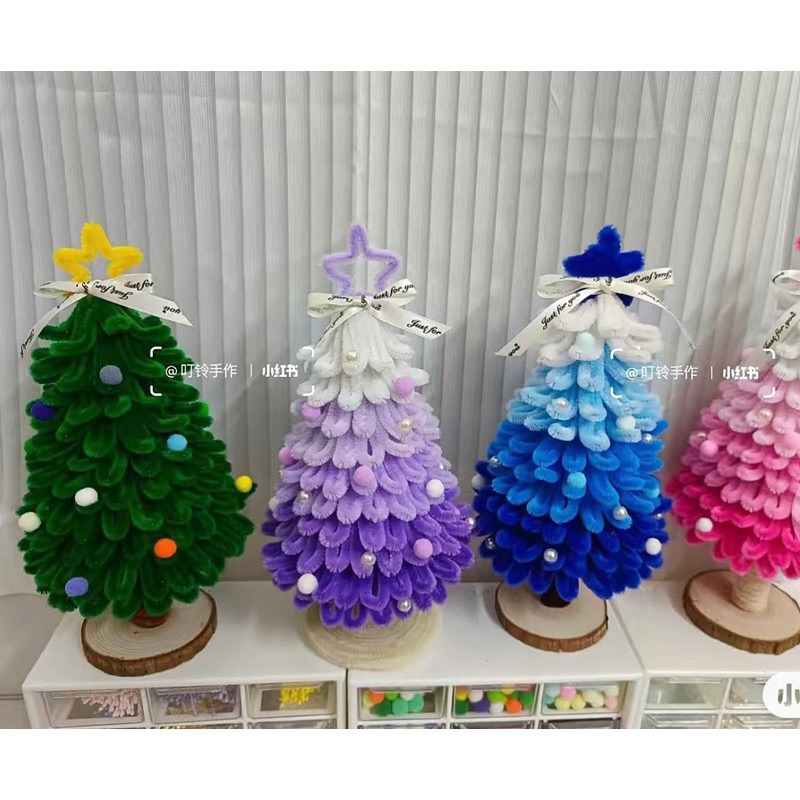 CÂY THÔNG NOEL BẰNG KẼM NHUNG