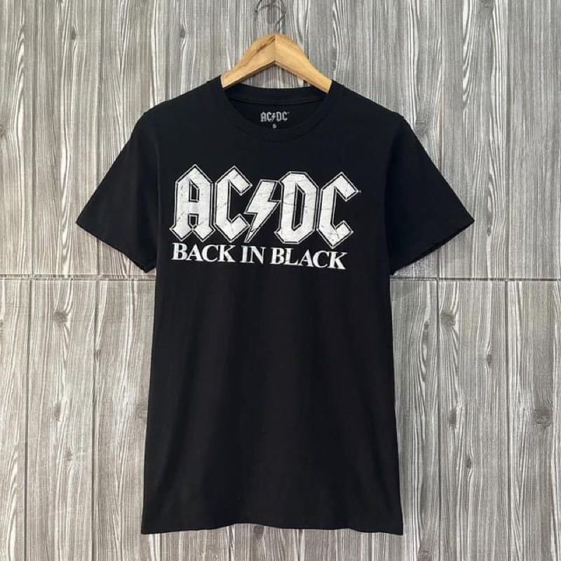 Áo Thun Mỹ 2hand Siêu Phẩm Chính Hãng ACDC Big Logo Size XL Độ Mới Cao