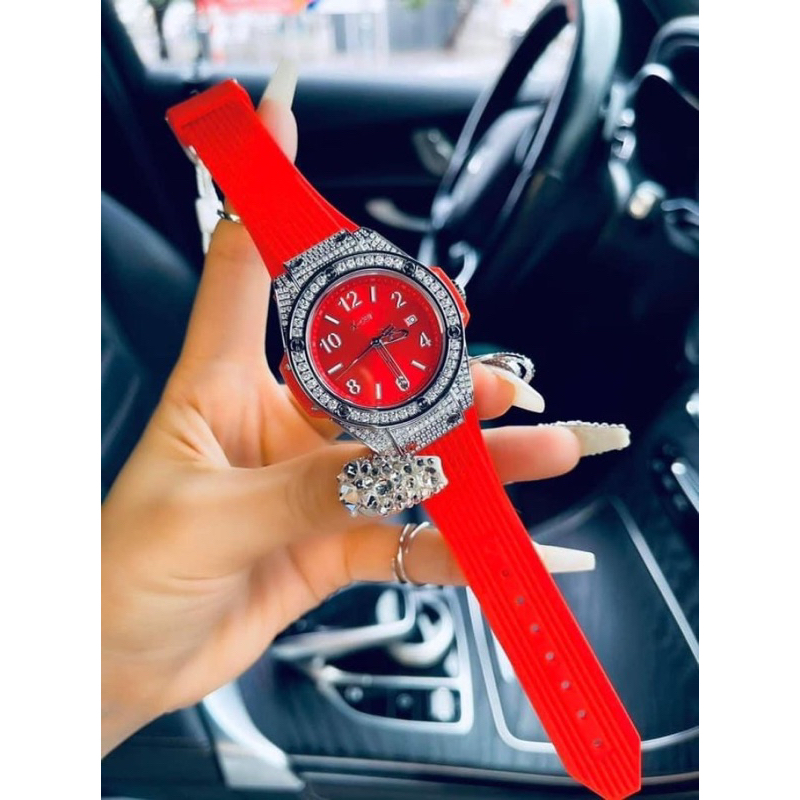 Đồng hồ nữ Xcer  B0611  Chính hãng mặt tròn đính đá siz 36mm