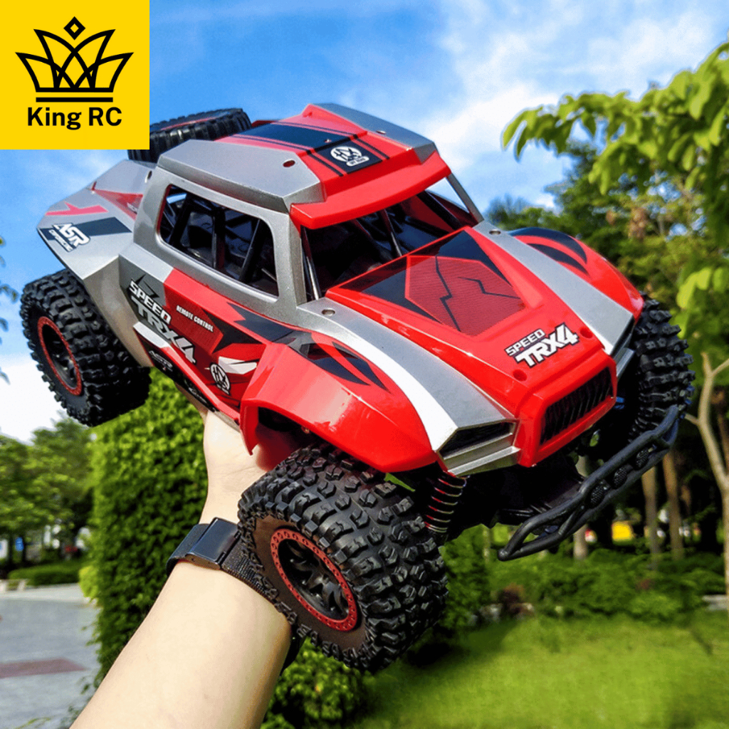  Xe Điều Khiển Từ Xa Tốc Độ Cao 45km h Pin Sạc Kích Thước Lớn Vỏ Siêu Dày OFFROAD Vượt Mọi Địa Hình  King RC  OR02 