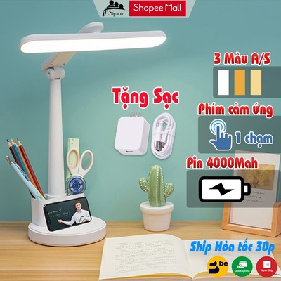 Đèn học chống cận, Sipanic để bàn tích điện cảm ứng 3 chế độ ánh sáng bảo vệ mắt