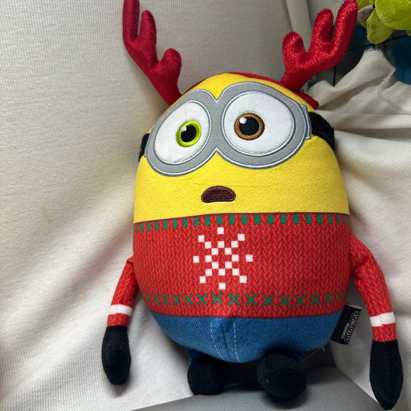 Gấu bông minion noel