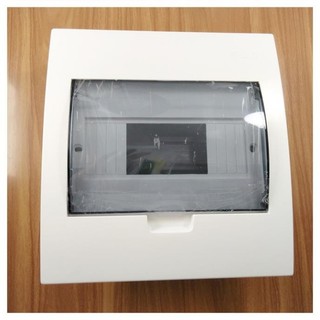 Tủ điện âm tường mặt cong sino 4/8 chứa 4 - 8 aptomat