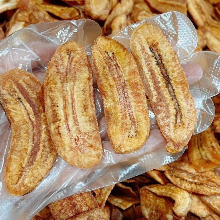 Chuối sấy mộc không đường healthy 500g/gói