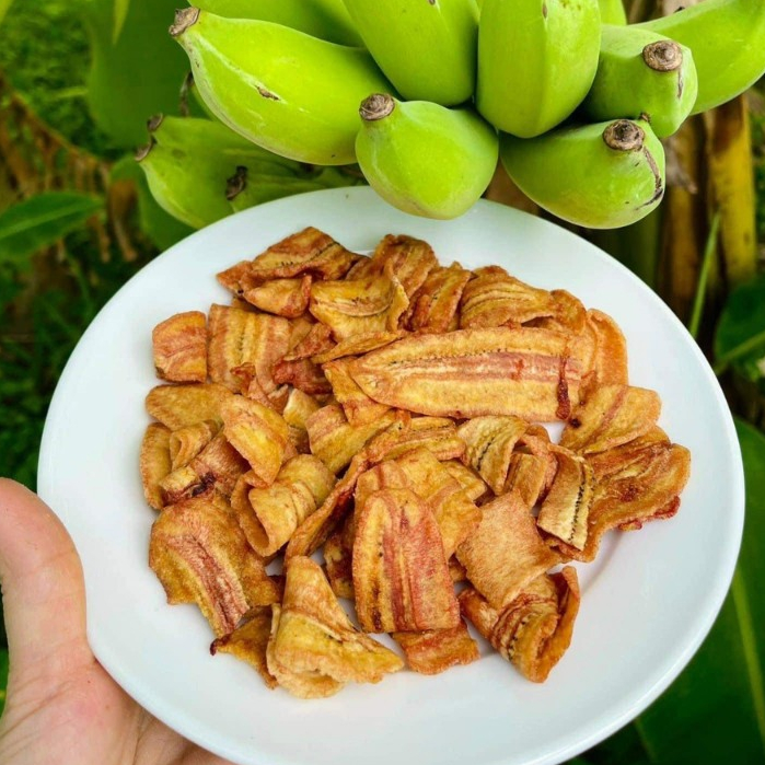 Chuối sấy mộc không đường healthy 500g/gói