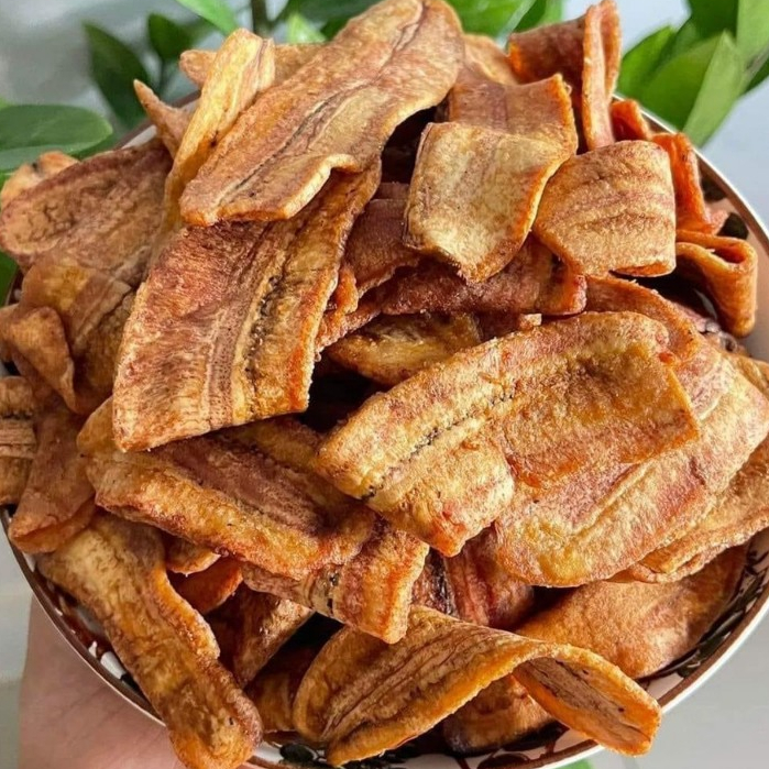 Chuối sấy mộc không đường healthy 500g/gói