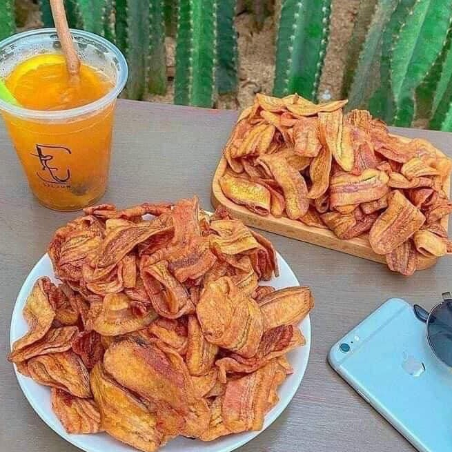 Chuối sấy mộc không đường healthy 500g/gói