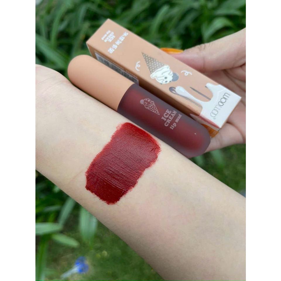 Son Kem Lì Wodwod Dạng Tròn Mềm Mịn Môi Không Gây Khô Môi