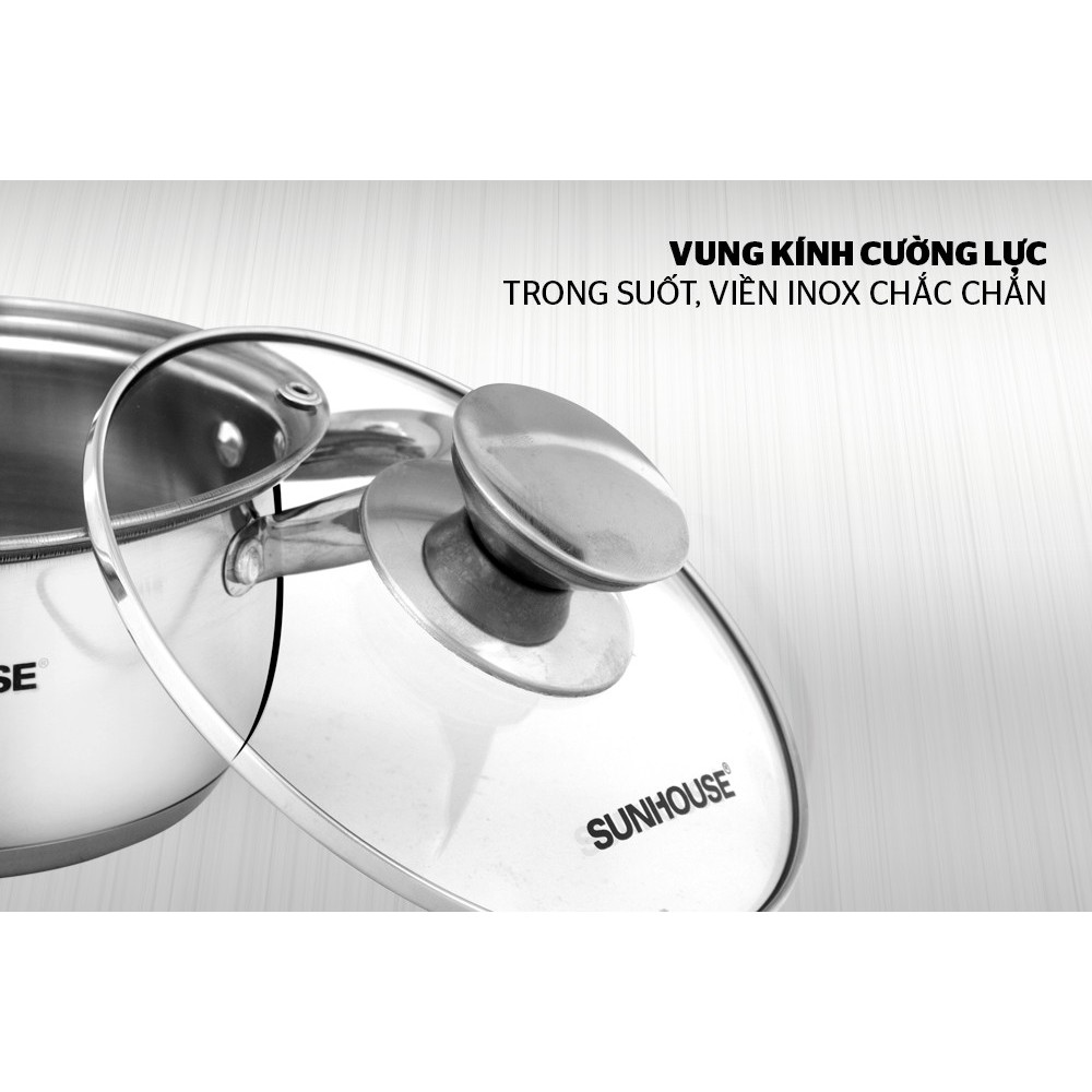 Nồi Inox 3 Đáy SUNHOUSE SH22120
