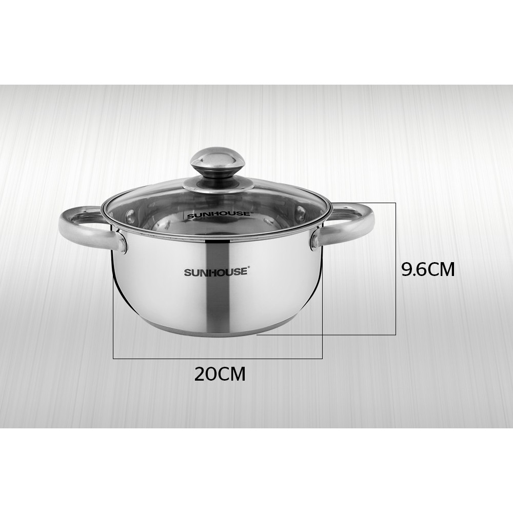 Nồi Inox 3 Đáy SUNHOUSE SH22120