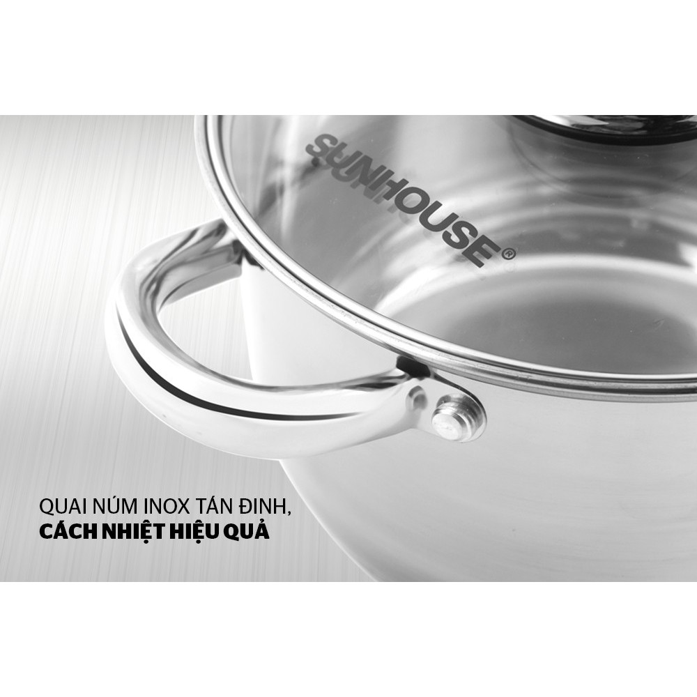 Nồi Inox 3 Đáy SUNHOUSE SH22120