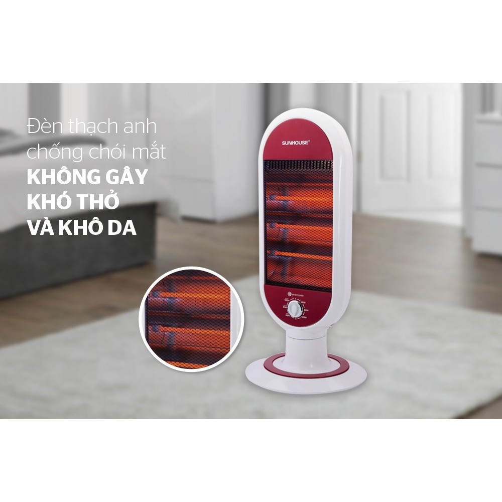 Sưởi điện 3 bóng hồng ngoại SUNHOUSE SHD7022
