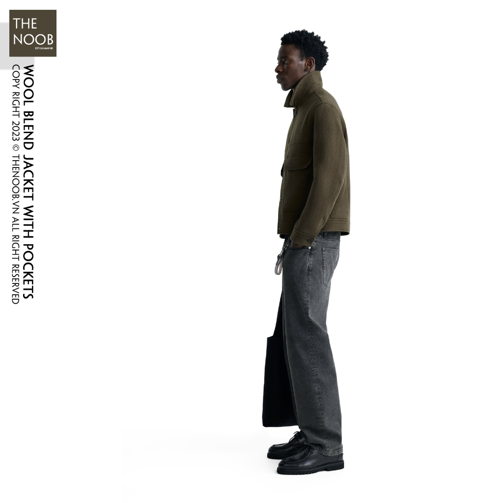 Áo Khoác Dạ Cổ Bẻ Dáng Boxy Fit - 2024AK33