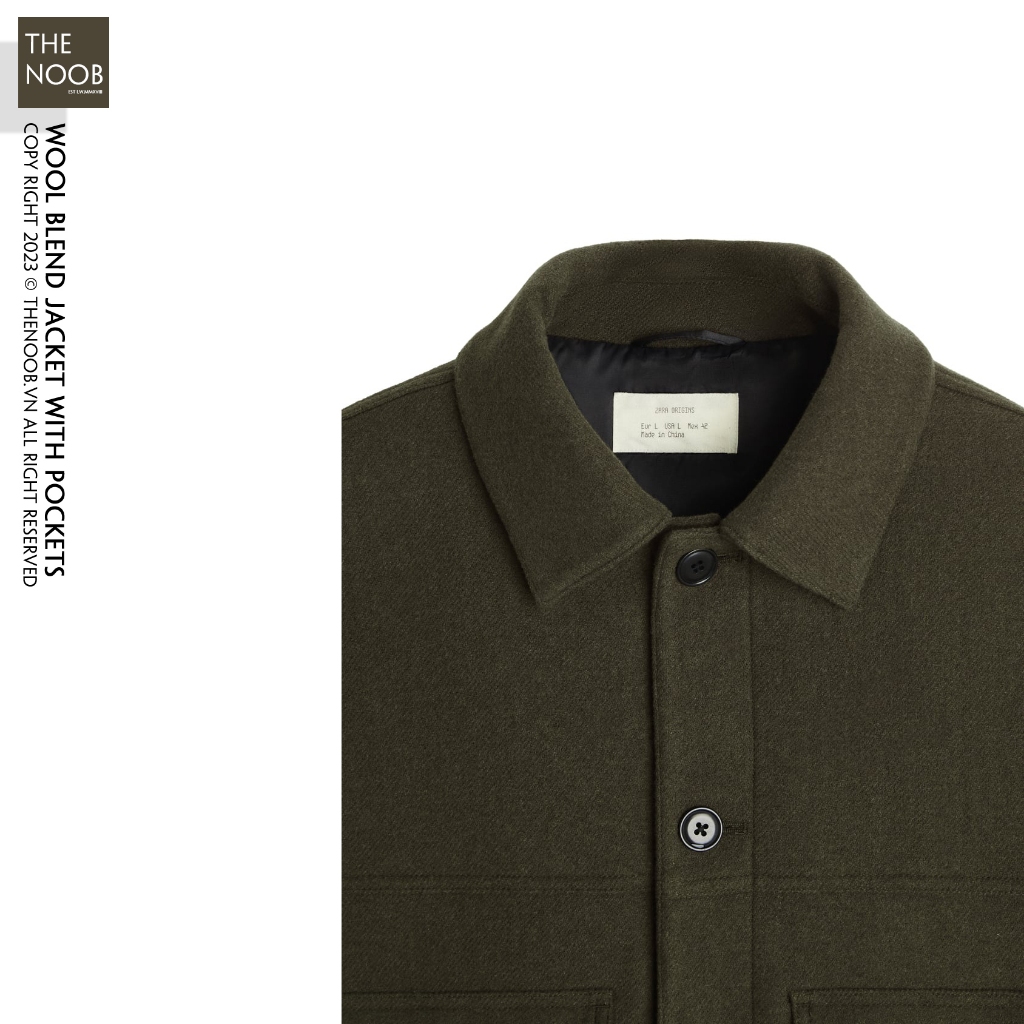 Áo Khoác Dạ Cổ Bẻ Dáng Boxy Fit - 2024AK33