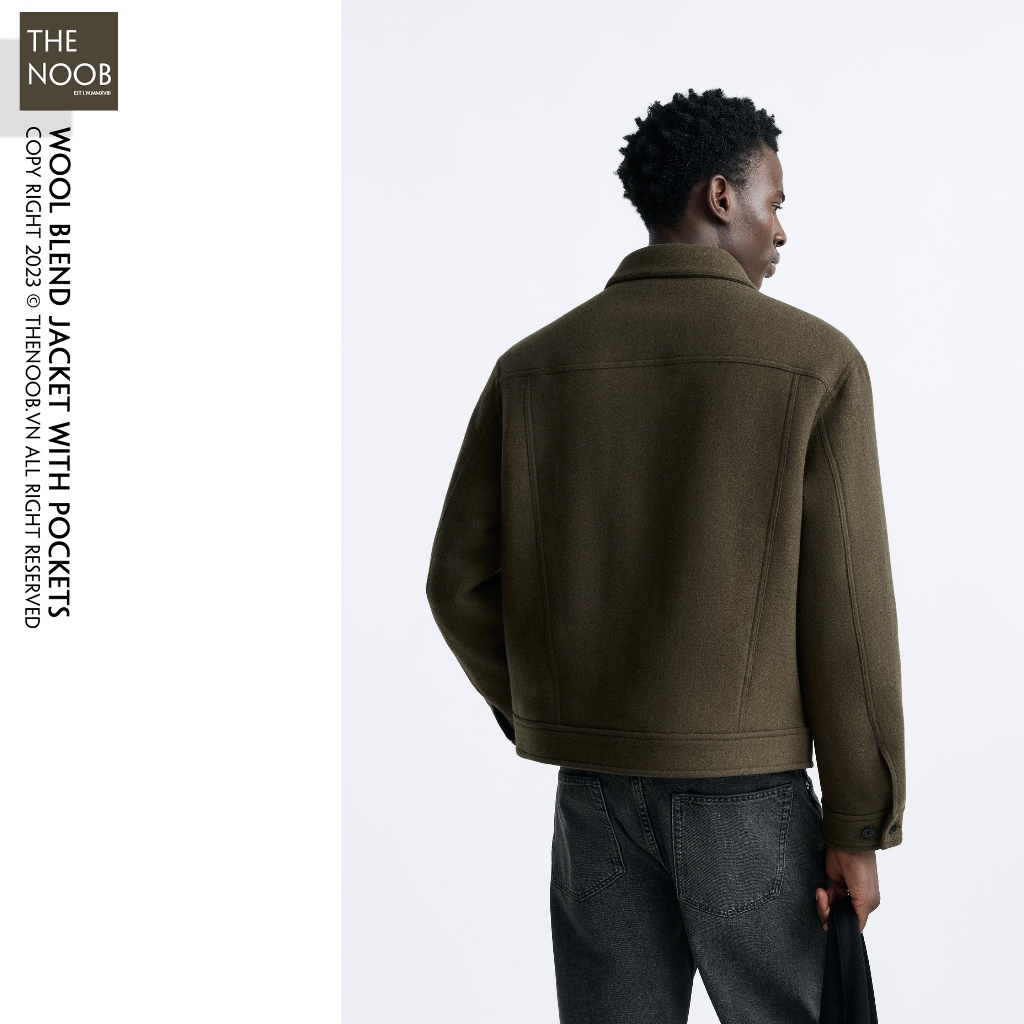 Áo Khoác Dạ Cổ Bẻ Dáng Boxy Fit - 2024AK33