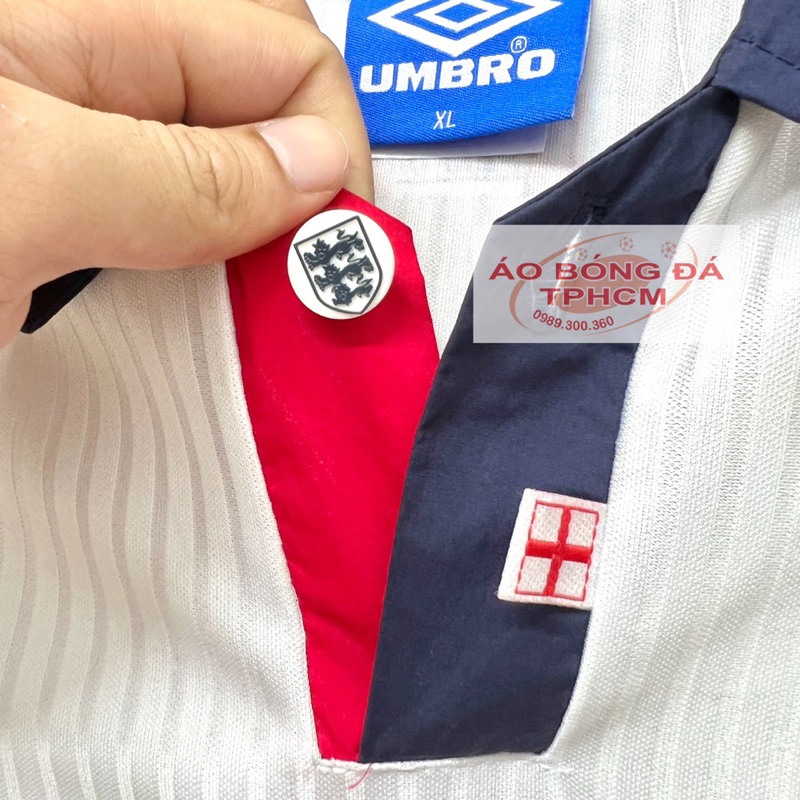 Áo Bóng Đá RETRO Tuyển Anh 1998- Áo Bóng Đá Retro hàng Thái cao cấp-RETRO.ANH 1998