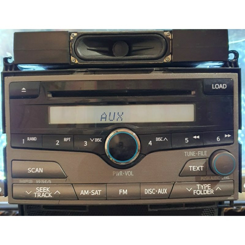 Máy phát nhạc liền Amply 6disk Toyota Venza 2009 10 11 12 13 14 15 16 2017 . Tính năng Aux. bộ 6 disk.radio.