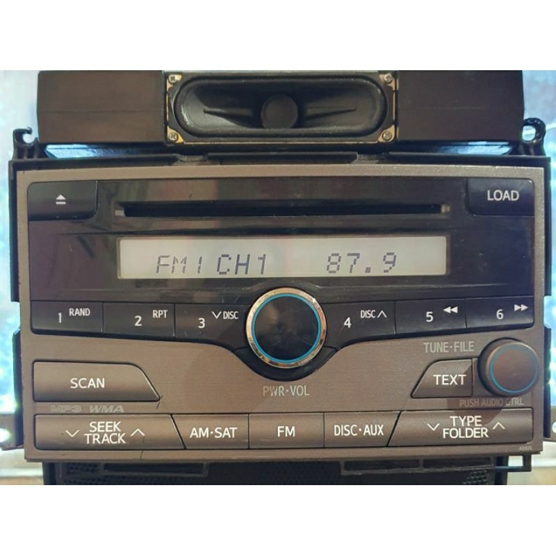 Máy phát nhạc liền Amply 6disk Toyota Venza 2009 10 11 12 13 14 15 16 2017 . Tính năng Aux. bộ 6 disk.radio.