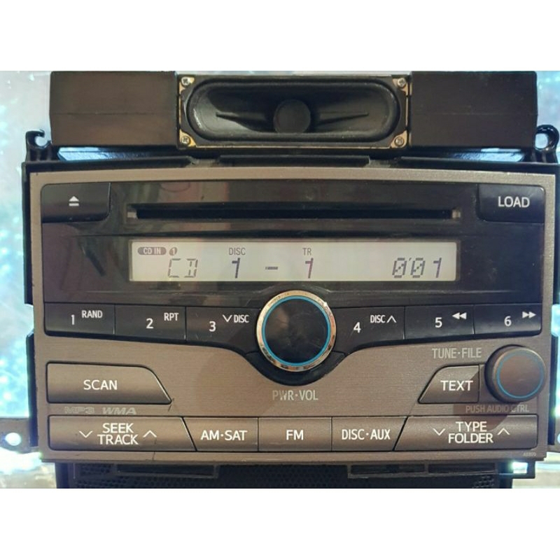 Máy phát nhạc liền Amply 6disk Toyota Venza 2009 10 11 12 13 14 15 16 2017 . Tính năng Aux. bộ 6 disk.radio.