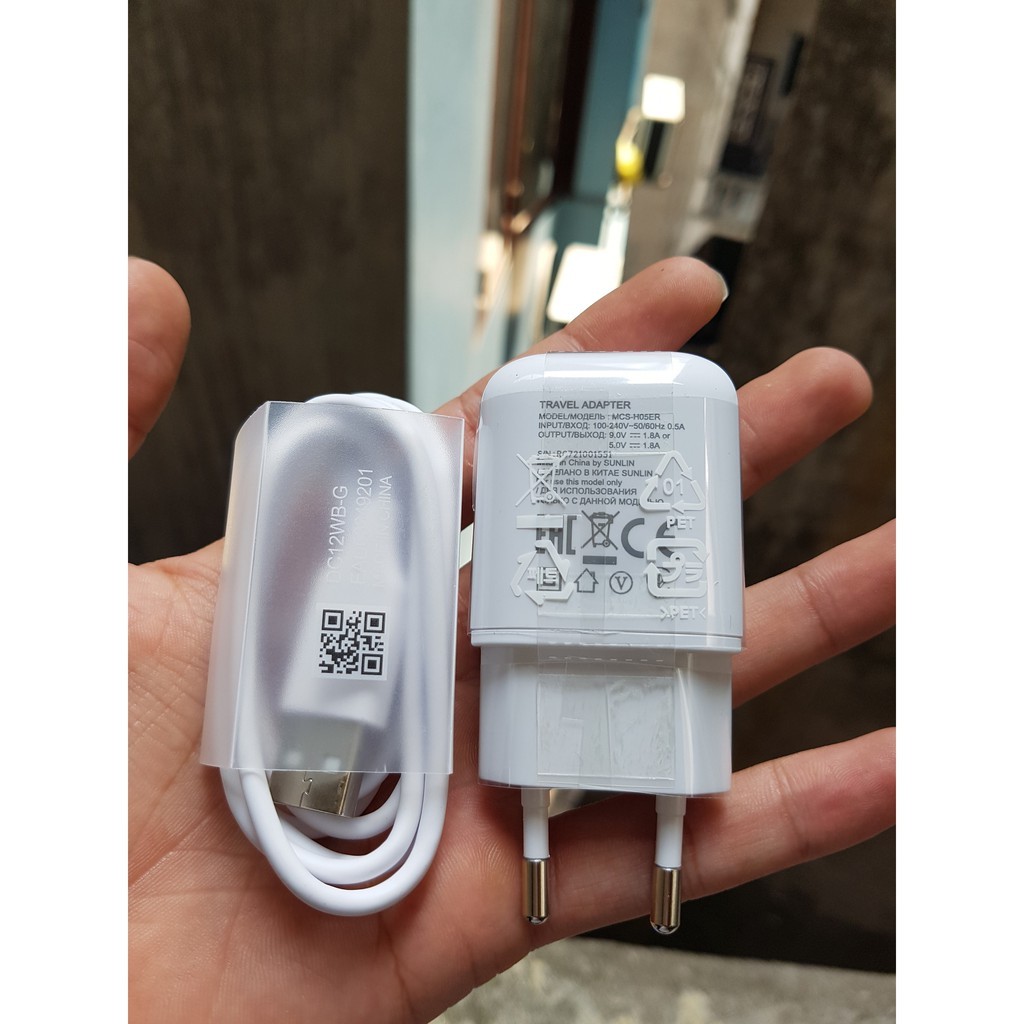 Bộ sạc nhanh LG 18w USB-Type C zin bóc máy, tương thích các dòng LG