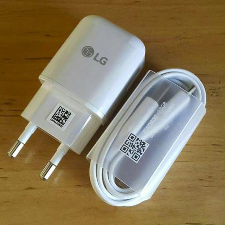 Bộ sạc nhanh LG 18w USB-Type C zin bóc máy, tương thích các dòng LG