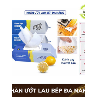 Khăn ướt lau bếp đa năng 1 gói 80 miếng
