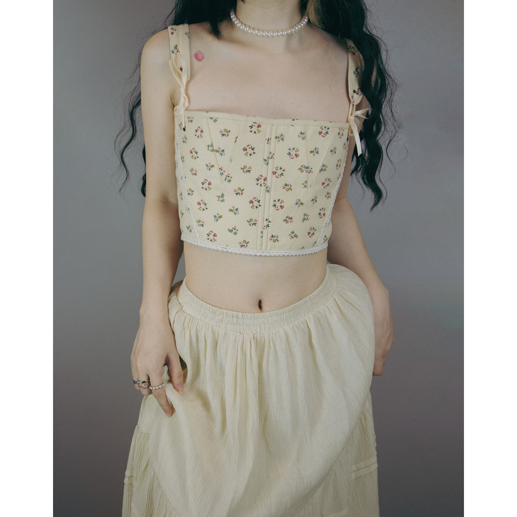 Létitia - Short Regency Corset (áo Corset dáng Regency)