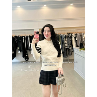 Áo len Thom cổ đức full màu