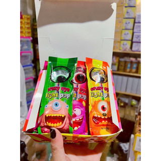 (date 20/2/2025 ) 1 cái kẹo mút con mắt phát sáng halloween