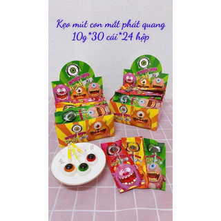 (date 20/2/2025 ) 1 cái kẹo mút con mắt phát sáng halloween