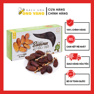 Chà Là Sanwan, Chà Là sấy khô nguyên cành hộp 500g