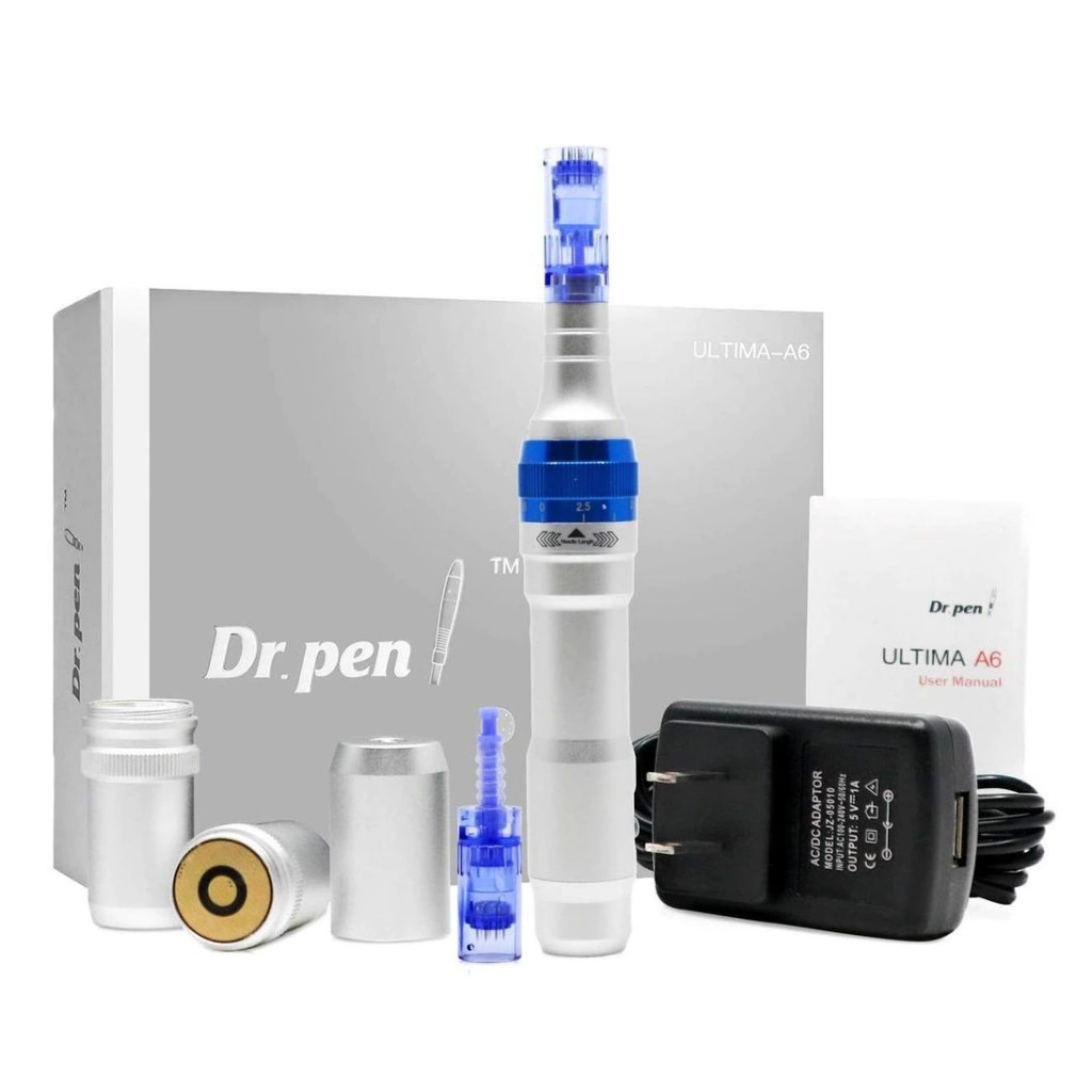 Máy Phi Kim Dr Pen A6 Tích Điện Máy Phi Kim, Cấy Nao Cấy Tảo Nắp Kim Xanh Kim Trắng Spa Tmv