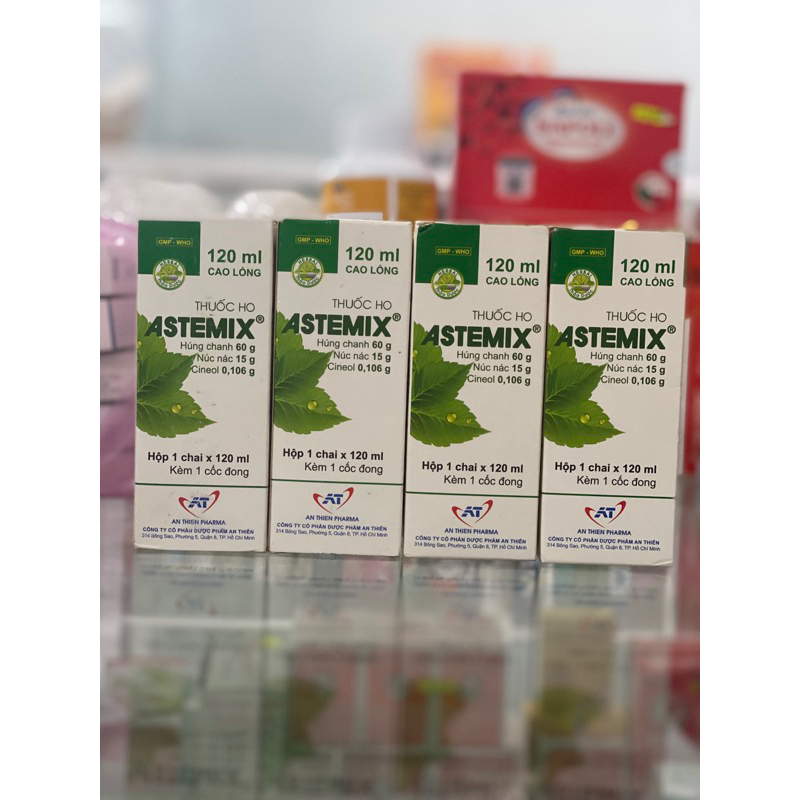 Siro chai 120ml Astemix Astex Atemix Astemis cho trẻ