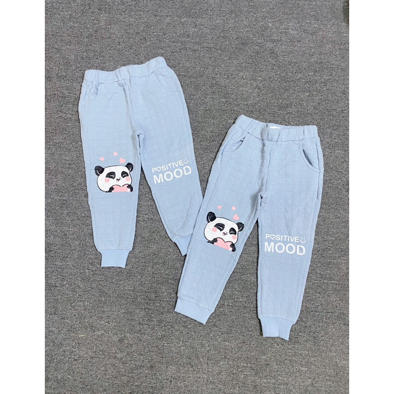 Quần nỉ chần bông gấu xuất xịn ge jay sz 3/4-7/8y satsunkid