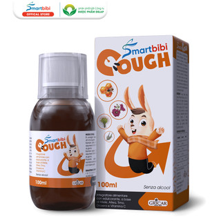 Smartbibi Cough - siro hỗ trợ giảm ho - bảo vệ họng bé, chai 100ml