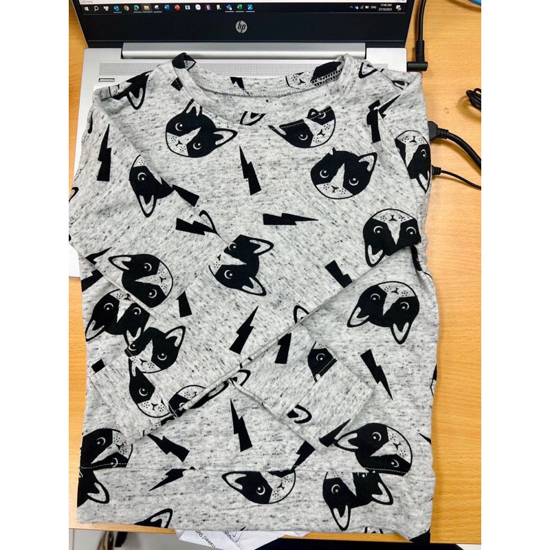 Áo in hình mèo ngộ nghĩnh cho bé sz 6Y-10Y