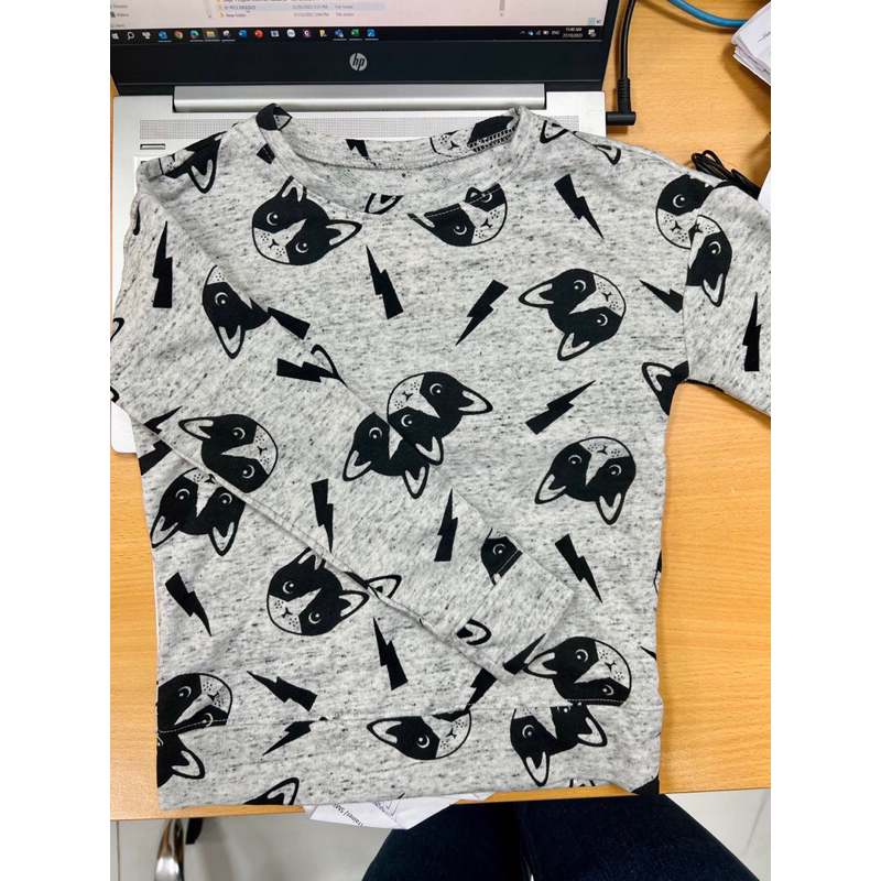 Áo in hình mèo ngộ nghĩnh cho bé sz 6Y-10Y