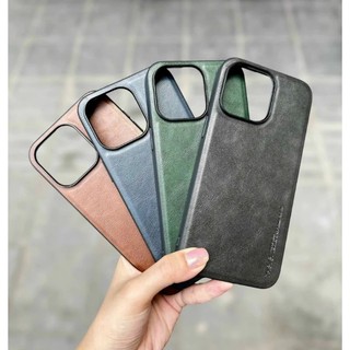 Ốp lưng x-level da cho iphone 15 pro max,15 pro,15 plus,15