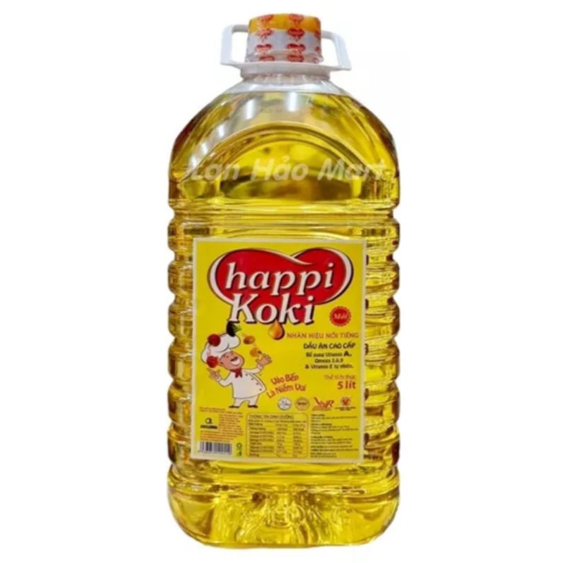 💥Dầu Ăn Happi_Cái Lân Bình 5lit