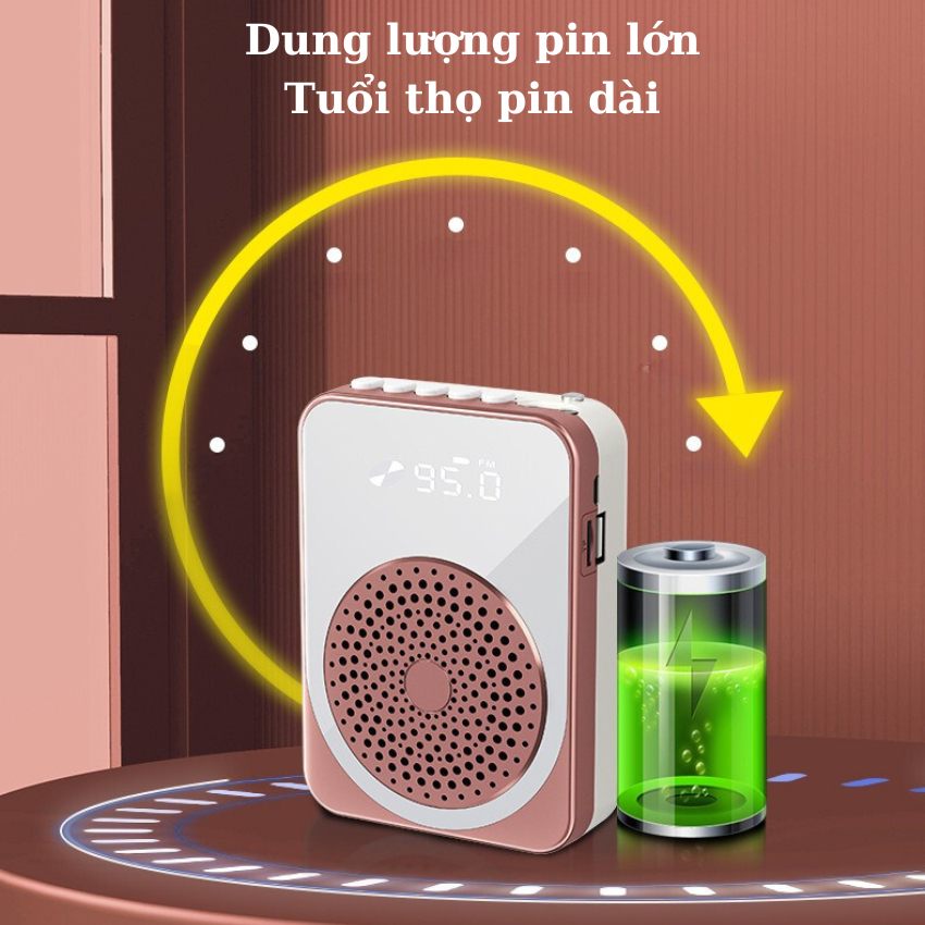 Máy Trợ Giảng Không Dây, Máy Trợ Giảng KAW - 30W Kết Nối Bluetooth 5.0 Chính Hãng Cao Cấp