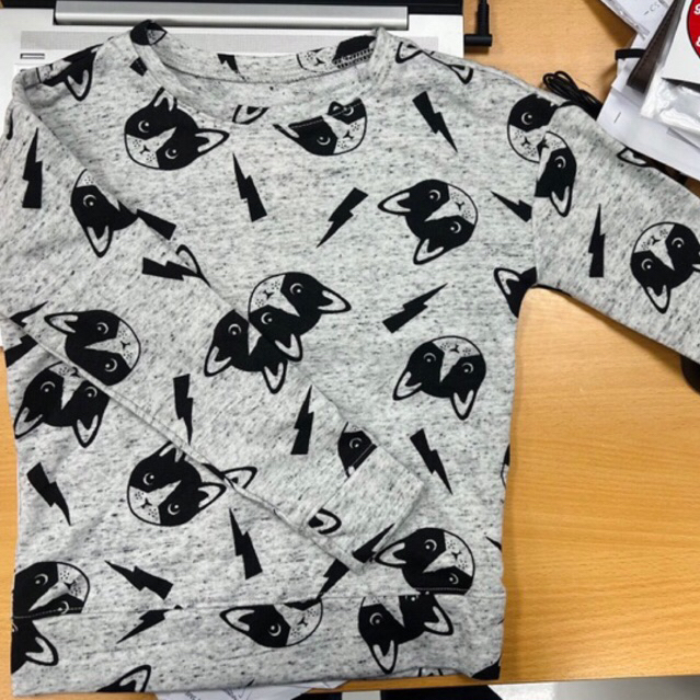 Áo in hình mèo ngộ nghĩnh cho bé sz 6Y-10Y