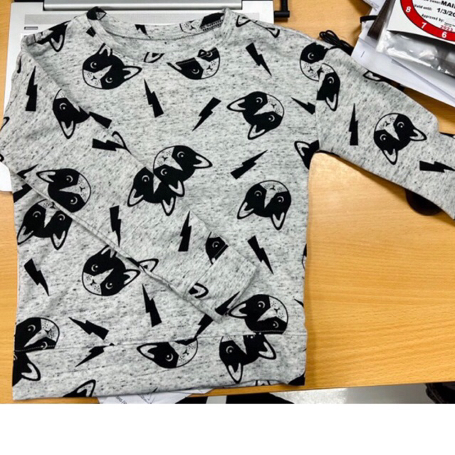 Áo in hình mèo ngộ nghĩnh cho bé sz 6Y-10Y