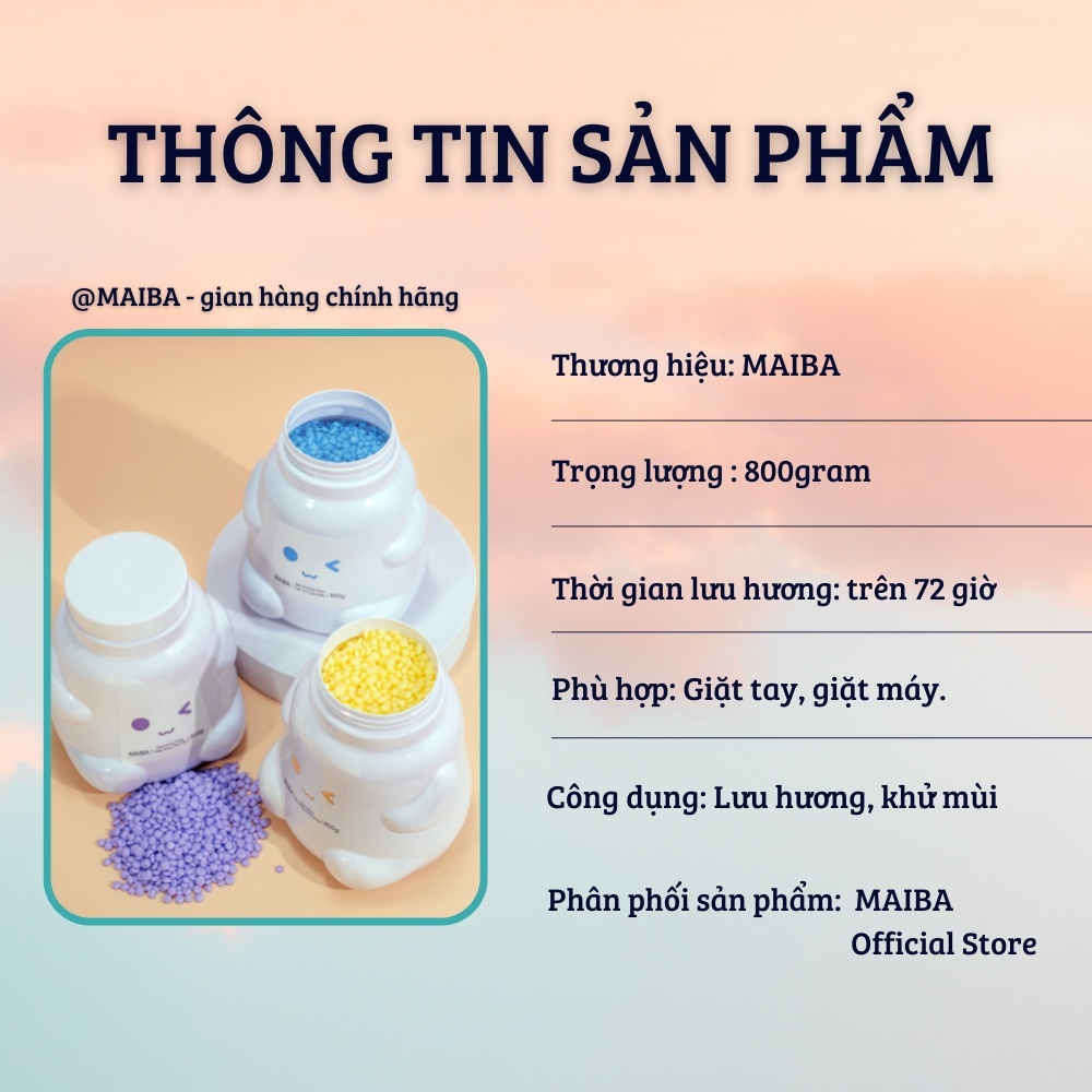 Hạt xả thơm quần áo hạt xả vải viên xả thơm quần áo hạt xả thơm làm mềm vải hạt giặt lưu hương thơm lâu dài máy giặt