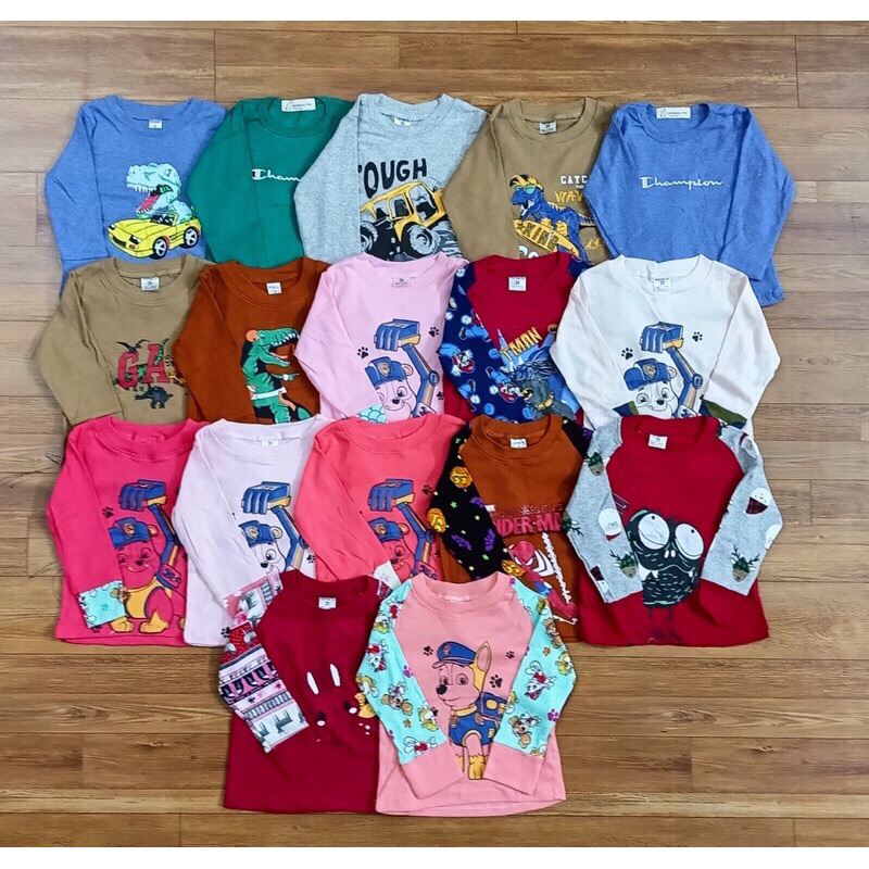 Bộ bé trai thu đông sz 2-6Y in hoạ tiết ngộ nghĩnh form bé