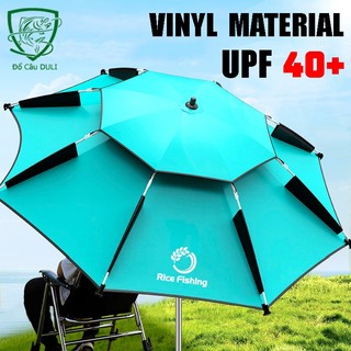 Ô Câu Cá Rice Fishing - Ô Dù Dã Ngoại nâng cấp công nghệ phủ 5 lớp cách nhiệt, chống thấm, kháng tia UV hiệu quả KK-28
