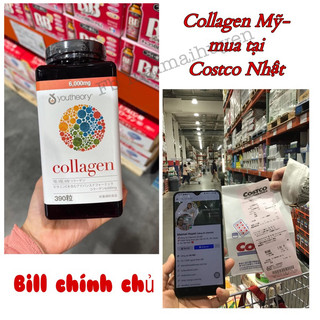 Viên uống collagen biotin mỹ youtheory 390v