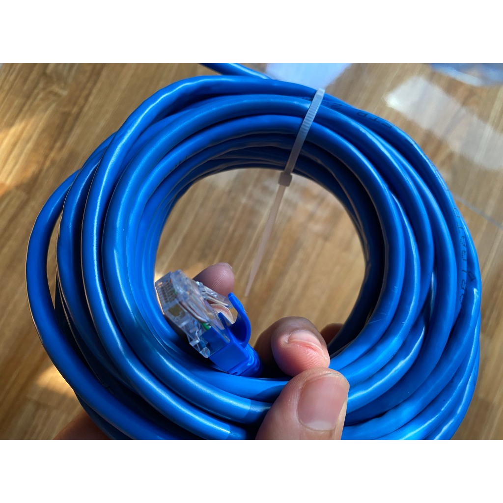 Dây Mạng Cat6 FTP Bấm Sẵn 2 Đầu dài 25M - 50M - chống nhiễu