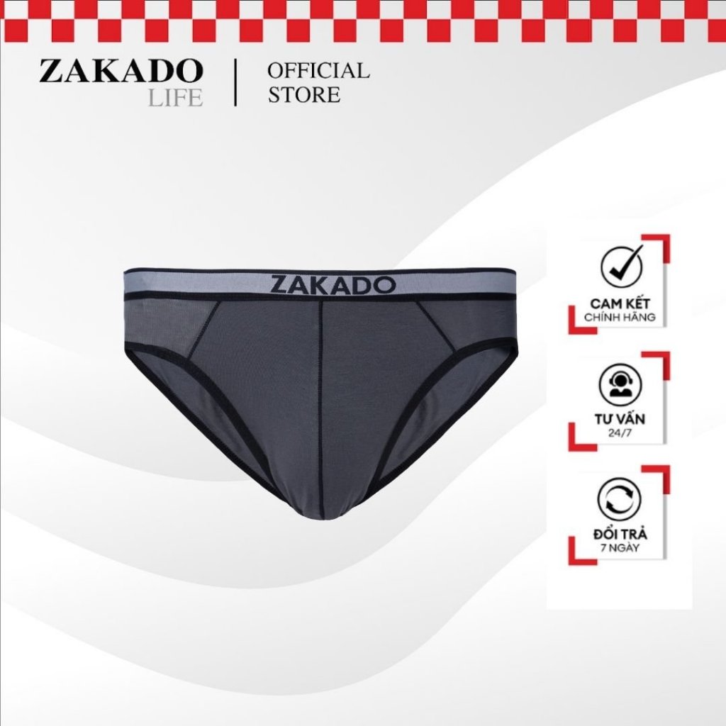 Combo 3 quần lót tam giác nam ZAKADO, cotton cao cấp, kháng khuẩn (ZSCM14)